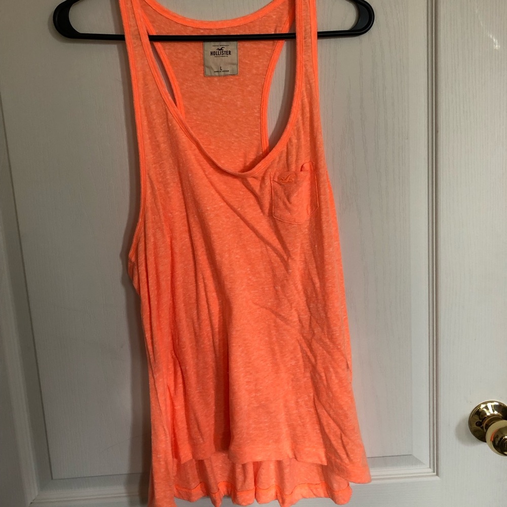 NWT Bright orange Hollister Tank with racer back